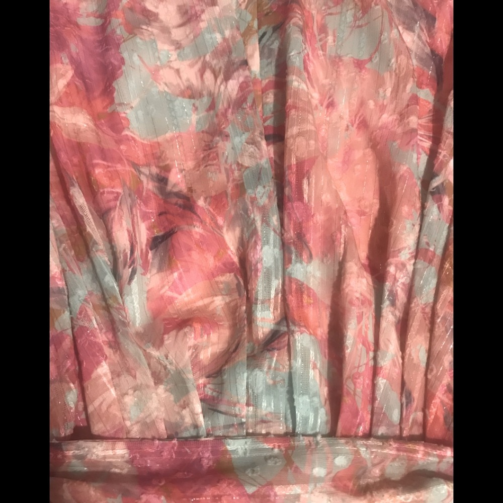 Like new Alex Marie Hayden Tropical Paradise Teal and Pink. Worn a few hours. - Picture 3 of 10